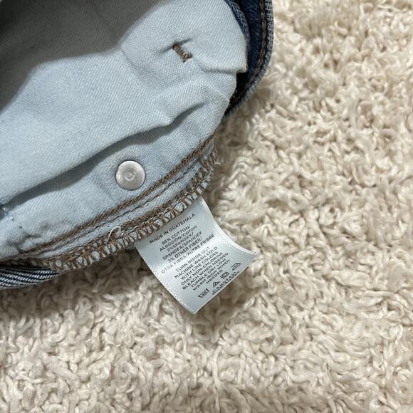 LOFT Size 0 Dark Wash Whiskered High Waisted Skinny Jeans - Picture 8 of 8